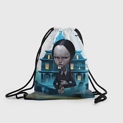 Рюкзак-мешок Семейка Аддамс - старый замок, цвет: 3D-принт