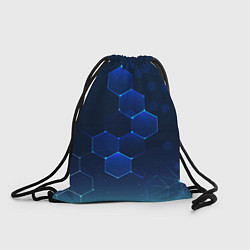 Рюкзак-мешок Абстрактная сетка, цвет: 3D-принт