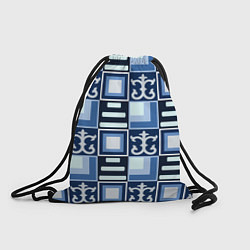 Рюкзак-мешок Геометрический паттерн, цвет: 3D-принт