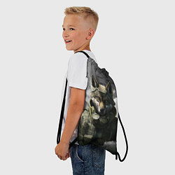 Рюкзак-мешок Волк в форме, цвет: 3D-принт — фото 2