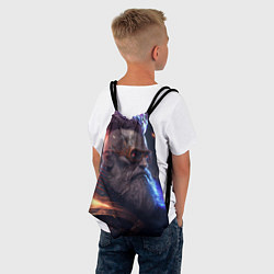 Рюкзак-мешок Зевс киберпанк, цвет: 3D-принт — фото 2
