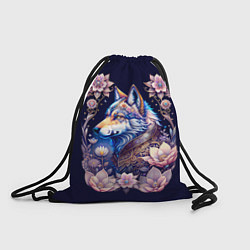 Рюкзак-мешок Мистическая волчица, цвет: 3D-принт