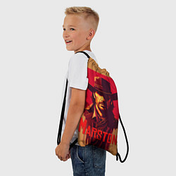 Рюкзак-мешок John Marston poster, цвет: 3D-принт — фото 2