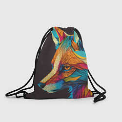 Рюкзак-мешок Яркая красивая лиса, цвет: 3D-принт