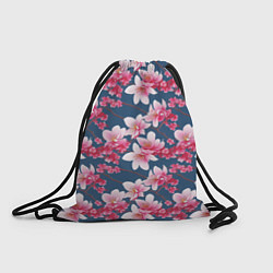 Рюкзак-мешок Паттерн сакура, цвет: 3D-принт