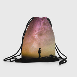 Рюкзак-мешок В окружении звёзд, цвет: 3D-принт