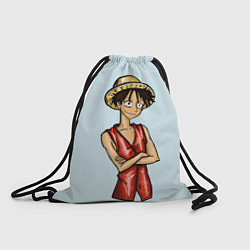 Рюкзак-мешок Луффи в шляпе, цвет: 3D-принт