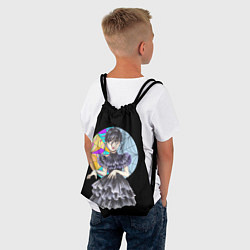 Рюкзак-мешок Wednesday Addams танцует, цвет: 3D-принт — фото 2