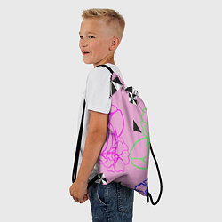 Рюкзак-мешок Геометрия цветов, цвет: 3D-принт — фото 2