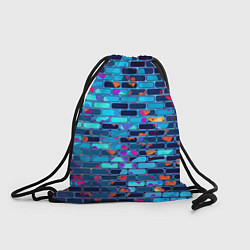 Рюкзак-мешок Кирпичные сердца, цвет: 3D-принт
