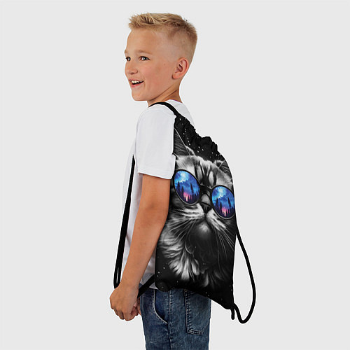 Мешок для обуви Кот видит млечный путь / 3D-принт – фото 3