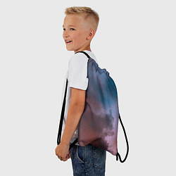 Рюкзак-мешок Сплетение двух космических сияний, цвет: 3D-принт — фото 2