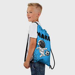 Рюкзак-мешок Макс космонавт футболист, цвет: 3D-принт — фото 2