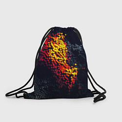 Рюкзак-мешок Огненные кубы клетка, цвет: 3D-принт