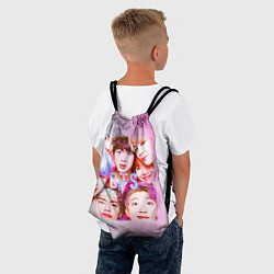 Рюкзак-мешок BTS K-pop, цвет: 3D-принт — фото 2