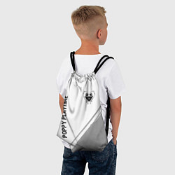 Рюкзак-мешок Poppy Playtime glitch на светлом фоне: надпись, си, цвет: 3D-принт — фото 2