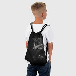 Рюкзак-мешок Волк и ворон, цвет: 3D-принт — фото 2