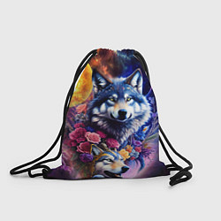 Рюкзак-мешок Звездные волки, цвет: 3D-принт