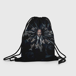 Рюкзак-мешок Джон Уик против всех, цвет: 3D-принт