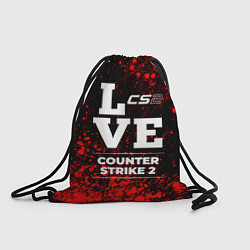 Рюкзак-мешок Counter Strike 2 love классика, цвет: 3D-принт