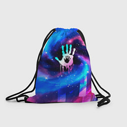 Рюкзак-мешок Death Stranding неоновый космос, цвет: 3D-принт