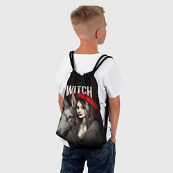 Рюкзак-мешок Ведьма с ослом, цвет: 3D-принт — фото 2