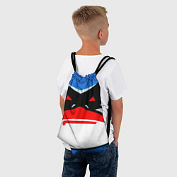 Рюкзак-мешок Пингвин злой, цвет: 3D-принт — фото 2