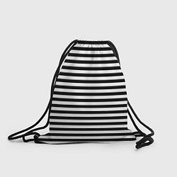Рюкзак-мешок Тельняшка черная Подводного флота ВМФ, цвет: 3D-принт