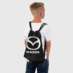 Рюкзак-мешок Mazda с потертостями на темном фоне, цвет: 3D-принт — фото 2
