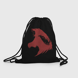 Рюкзак-мешок Red bear, цвет: 3D-принт