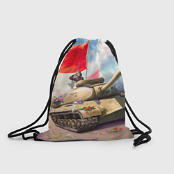 Рюкзак-мешок Русский танк, цвет: 3D-принт