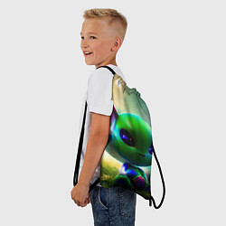 Рюкзак-мешок Крошка инопланетянин, цвет: 3D-принт — фото 2