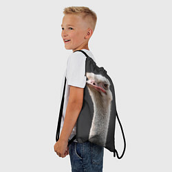 Рюкзак-мешок Голова страуса, цвет: 3D-принт — фото 2