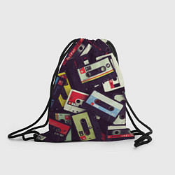 Рюкзак-мешок Кассета 90-е, цвет: 3D-принт