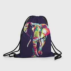 Рюкзак-мешок По улице слона водили, цвет: 3D-принт