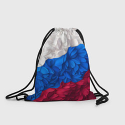 Мешок для обуви Флаг России из цветов
