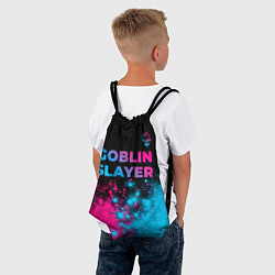 Рюкзак-мешок Goblin Slayer - neon gradient: символ сверху, цвет: 3D-принт — фото 2