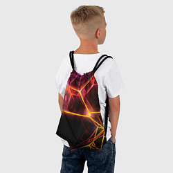 Рюкзак-мешок Неоновая конструкция, цвет: 3D-принт — фото 2