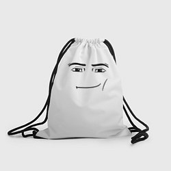 Рюкзак-мешок Одежда Man Face Roblox, цвет: 3D-принт
