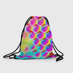Рюкзак-мешок Розовая чешуя - текстура, цвет: 3D-принт