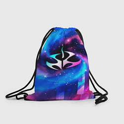 Рюкзак-мешок Hitman неоновый космос, цвет: 3D-принт