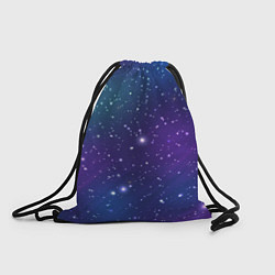 Рюкзак-мешок Фиолетовая розовая звездная туманность в космосе, цвет: 3D-принт