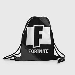 Рюкзак-мешок Fortnite glitch на темном фоне, цвет: 3D-принт