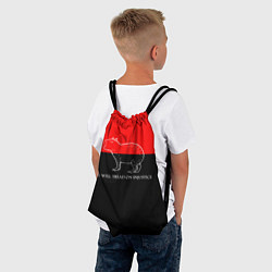 Рюкзак-мешок We will tread on injustice, цвет: 3D-принт — фото 2