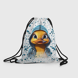 Рюкзак-мешок Забавный утенок, цвет: 3D-принт