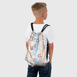 Рюкзак-мешок Милые ленивцы, цвет: 3D-принт — фото 2