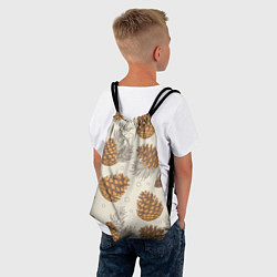 Рюкзак-мешок Шишки, цвет: 3D-принт — фото 2