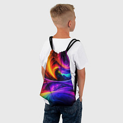 Рюкзак-мешок Неоновая краска, цвет: 3D-принт — фото 2