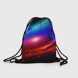 Рюкзак-мешок Неоновая галактика, цвет: 3D-принт