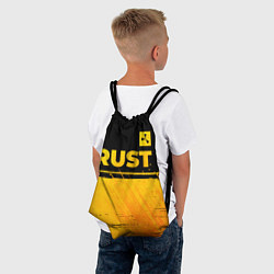 Рюкзак-мешок Rust - gold gradient: символ сверху, цвет: 3D-принт — фото 2
